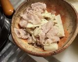たけのこと豚バラ肉のグラタン作り方4写真