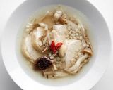 みつせ鶏むね肉のもち麦薬膳スープ作り方5写真
