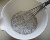 黒豆煮汁の米粉焼きドーナツ作り方1写真