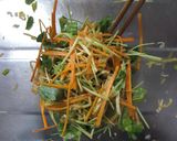 絶品！三つ葉と切干大根のサラダ／おひたし作り方3写真