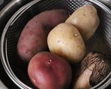 馬鈴薯さつま芋里芋とゆで卵のポテトサラダ作り方2写真