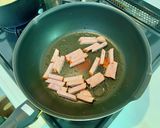 レタスと焼豚のスクランブルエッグ作り方2写真
