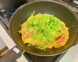 レタスと焼豚のスクランブルエッグ作り方4写真
