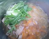 うす切り大根と豚肉の香り鍋作り方4写真