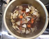 【大崎市】キャロットはっと汁【学校給食】作り方4写真