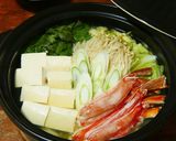 白だしかに鍋の〆のピリ辛みそ雑炊作り方1写真