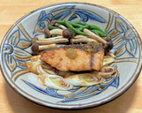 長ネギを敷いたブリの照り焼き作り方8写真