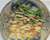 長ネギを敷いたブリの照り焼き作り方7写真