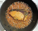 長ネギを敷いたブリの照り焼き作り方6写真