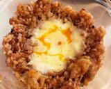 チーズin豚キムチチャーハン♡晩酌のお供作り方7写真