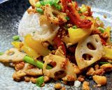 シャキシャキレンコン豆腐ビビンバ作り方13写真