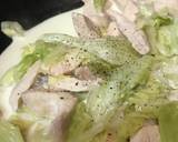 鶏肉＆キャベツの生クリームソース炒め作り方4写真