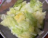 箸が止まらない　キャベツの胡麻和え作り方2写真