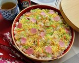 シークヮーサー100入りちらし寿司作り方5写真
