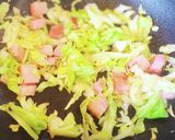 カレーキャベツベーコンオープントースト作り方5写真