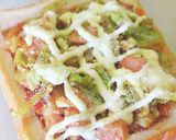 カレーキャベツベーコンオープントースト作り方17写真