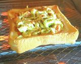 カレーキャベツベーコンオープントースト作り方20写真