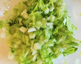 チーズ白菜ソーセージの揚ワンタン丼♡作り方10写真