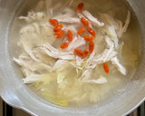 ＊白きくらげと鶏肉の生姜スープ＊作り方3写真