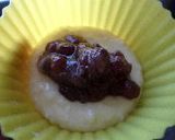 レンジで甘酒蒸しパン　☆春の和菓子風☆作り方5写真