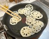 簡単♪れんこんのガレット風焼き焼き作り方1写真