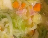 キャベツたっぷり！温まる野菜スープ作り方4写真