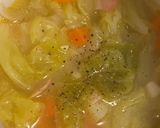 キャベツたっぷり！温まる野菜スープ作り方5写真