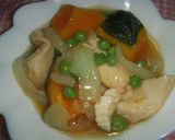 南瓜と鶏胸肉煮（高血圧）作り方9写真