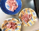 ピリ辛オイ味豚こま白菜回鍋肉青椒肉絲風作り方2写真
