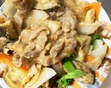 ピリ辛オイ味豚こま白菜回鍋肉青椒肉絲風作り方16写真