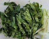 レンジで簡単☆キャベツの外葉ナムル。作り方1写真
