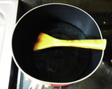 しのんち☆黒豆煮汁の黒豆かんてん♪作り方3写真