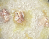 温まる鶏肉とねぎの中華しょうがおかゆ作り方5写真