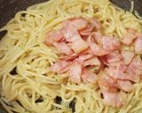 クリーミーチーズパスタ☆ランチ☆節水作り方3写真
