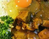 こくまろ中辛●長ネギたまごカレー作り方4写真