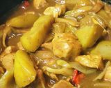 こくまろ中辛●長ネギたまごカレー作り方3写真