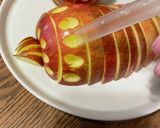 りんご飾り切り（王蟲リンゴ）作り方2写真