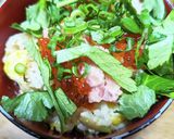 正月の、残り物で、チラシ寿司作り方4写真