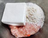スーパーのつみれで豆腐ハンバーグ作り方2写真