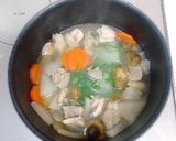 冬野菜と鶏肉の煮物（塩味）作り方6写真