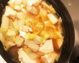 白菜とササミ豆腐の中華煮込み作り方3写真