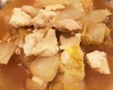 白菜とササミ豆腐の中華煮込み作り方4写真