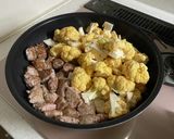 ゆず風味肉団子とカリフラワーのスープ鍋作り方6写真
