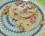秋です。ポルチーニのクリームパスタ作り方11写真