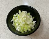 ベビーホタテのネギみじん炒め作り方1写真