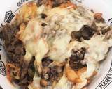 残りの煮物でチーズキムチ丼作り方4写真