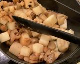 簡単　築地きつねや風のホルモン丼作り方7写真