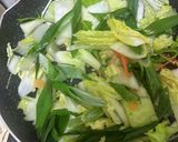 鍋用の野菜しかない!時のラーメンの具作り方5写真