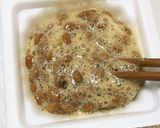 簡単♡ランチに♡たまご醤油たれ納豆うどん作り方3写真