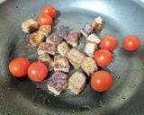 サイコロステーキのトマト煮作り方3写真